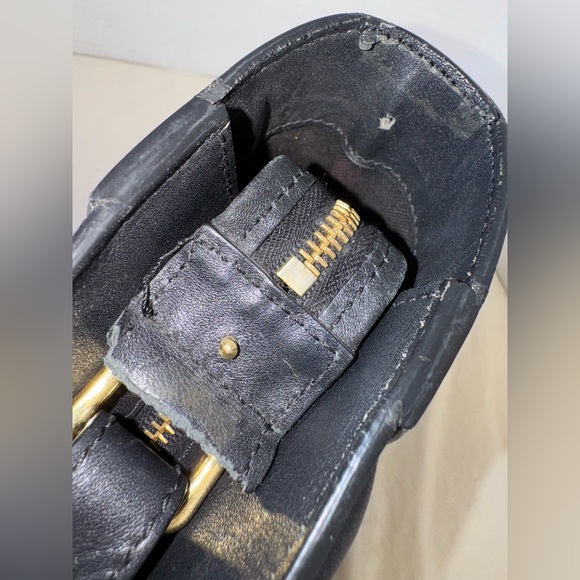 Alexander McQueen Authentic Black Leather Women’s Tote Handbag Purse-READ - Picture 12 of 16